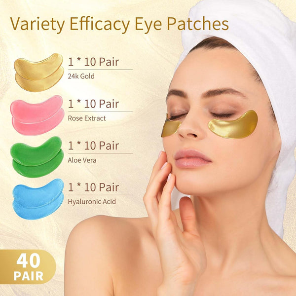 Golden Glow Under Eye Masks