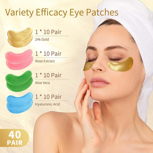 Golden Glow Under Eye Masks