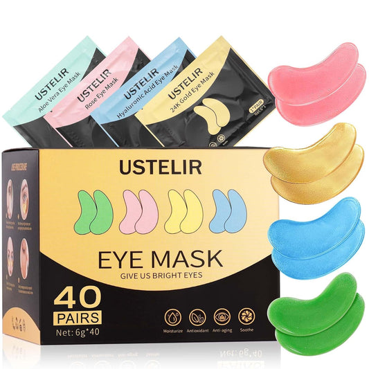 Golden Glow Under Eye Masks